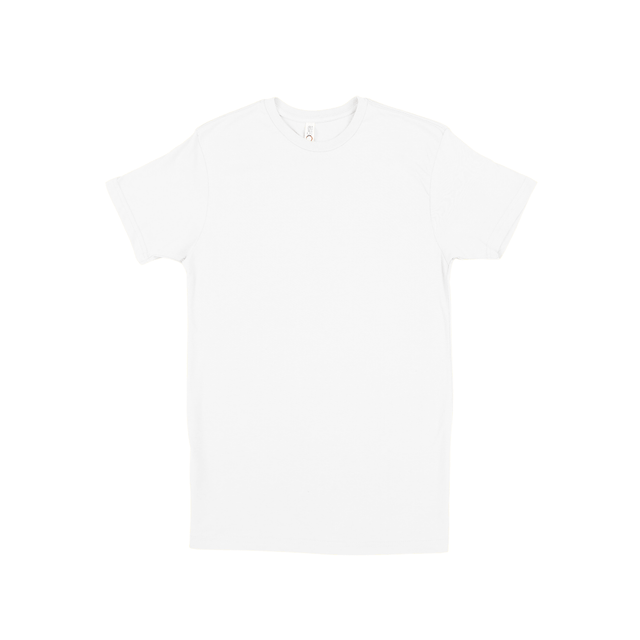 2582 Unisex Jersey Short Sleeve Tee white back