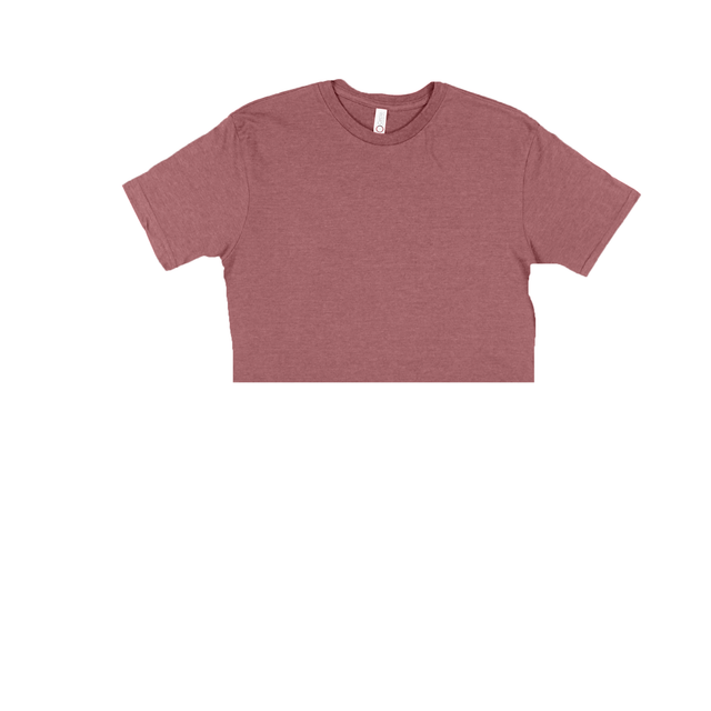 3315 Short Sleeve Cropped Tee heather mauve