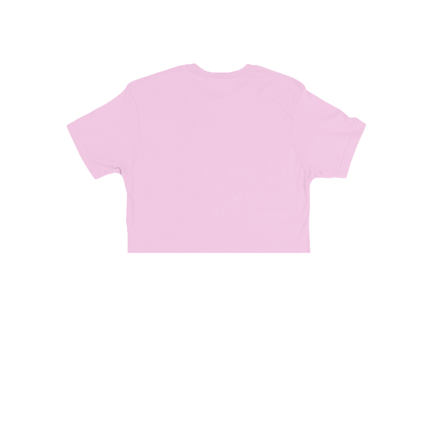 3315 Unisex Jersey Short Sleeve Cropped Tee 2 pink