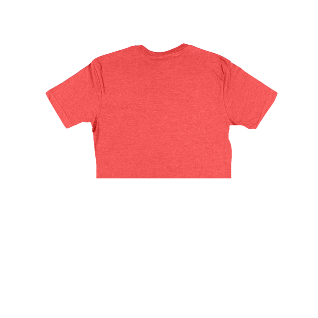 3315 Unisex Jersey Short Sleeve Cropped Tee 2 red