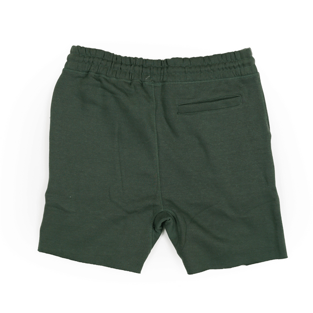 8520 Unisex Classic Perfect Fleece Raw Edge Shorts forest