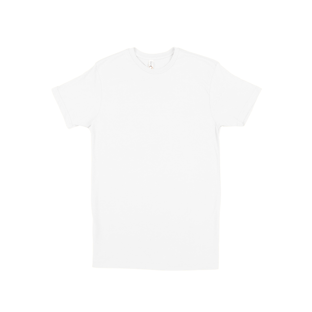 2582 Unisex Jersey Short Sleeve Tee white back