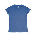 2585 comfort womens v neck tee Navy