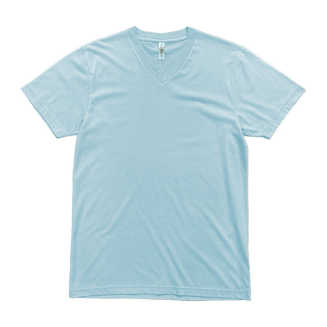 2587 Premium V Neck Tee 1 light blue