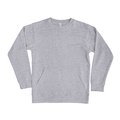 2615 Unisex French Terry Crewneck Sweatshirt with Pocket grey