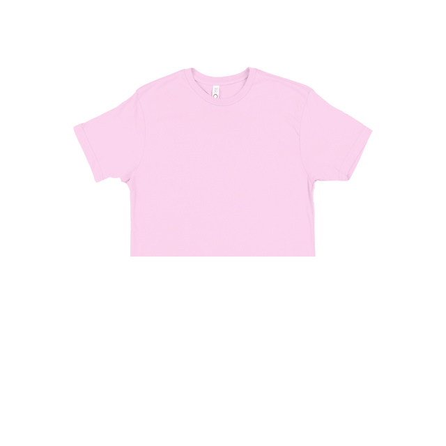 3315 Jersey Short Sleeve Cropped Tee 2 pink