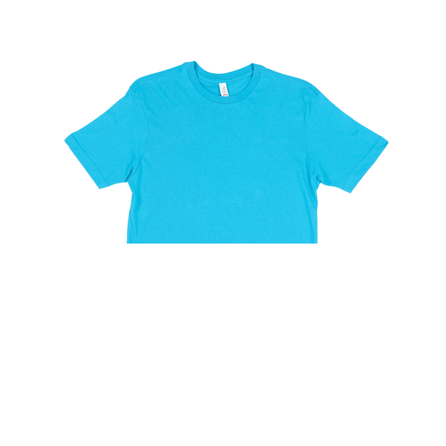 3315 Unisex Jersey Short Sleeve Cropped Tee 2 blue