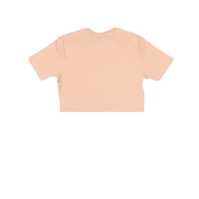 3315 Unisex Jersey Short Sleeve Cropped Tee 2 peach