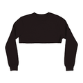3636 Women's Fleece Perfect Crewneck Cropped Sweatshirt brown