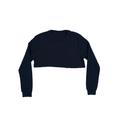 3636 Women's Fleece Perfect Crewneck Cropped Sweatshirt navy