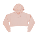 3715 Women's Fleece Perfect Pullover Cropped Hoodie peach