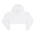 3715 Women's Fleece Perfect Pullover Cropped Hoodie white