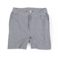 8520 Unisex Classic Fleece Raw Edge Shorts grey