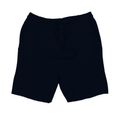 8520 Unisex Classic Fleece Raw Edge Shorts navy
