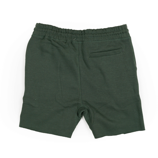 8520 Unisex Classic Perfect Fleece Raw Edge Shorts forest