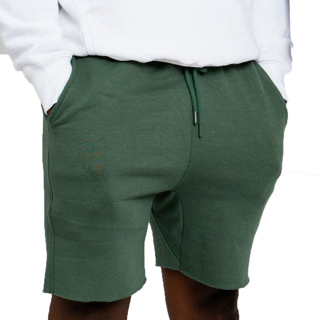 8520 Unisex Classic Perfect Fleece Raw Edge Shorts hover