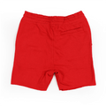 8520 Unisex Classic Perfect Fleece Raw Edge Shorts red