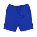 8520 Unisex Classic Raw Edge Shorts blue