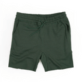8520 Unisex Fleece Raw Edge Shorts forest