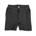 8520 Unisex Perfect Fleece Raw Edge Shorts dark grey
