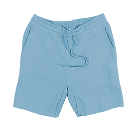 8520 Unisex Raw Edge Shorts ice blue